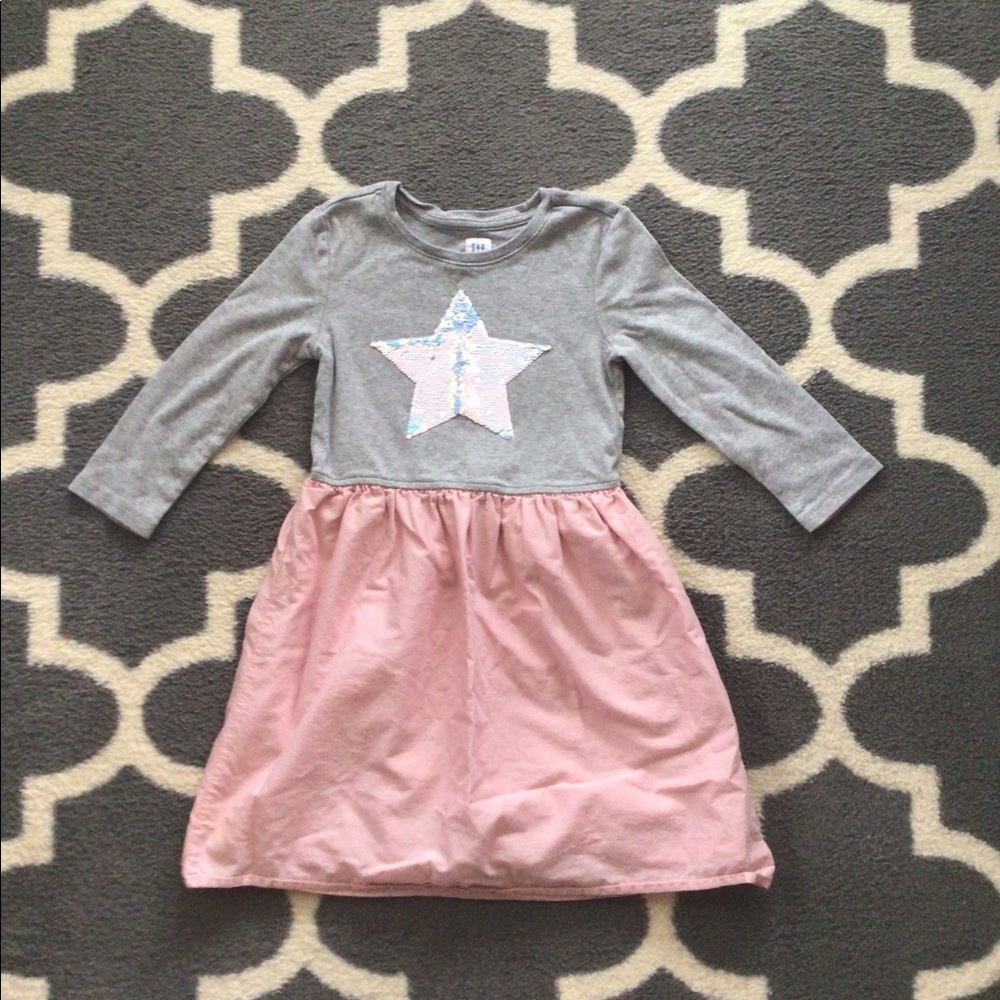 GAP Girls Long Sleeve Dress